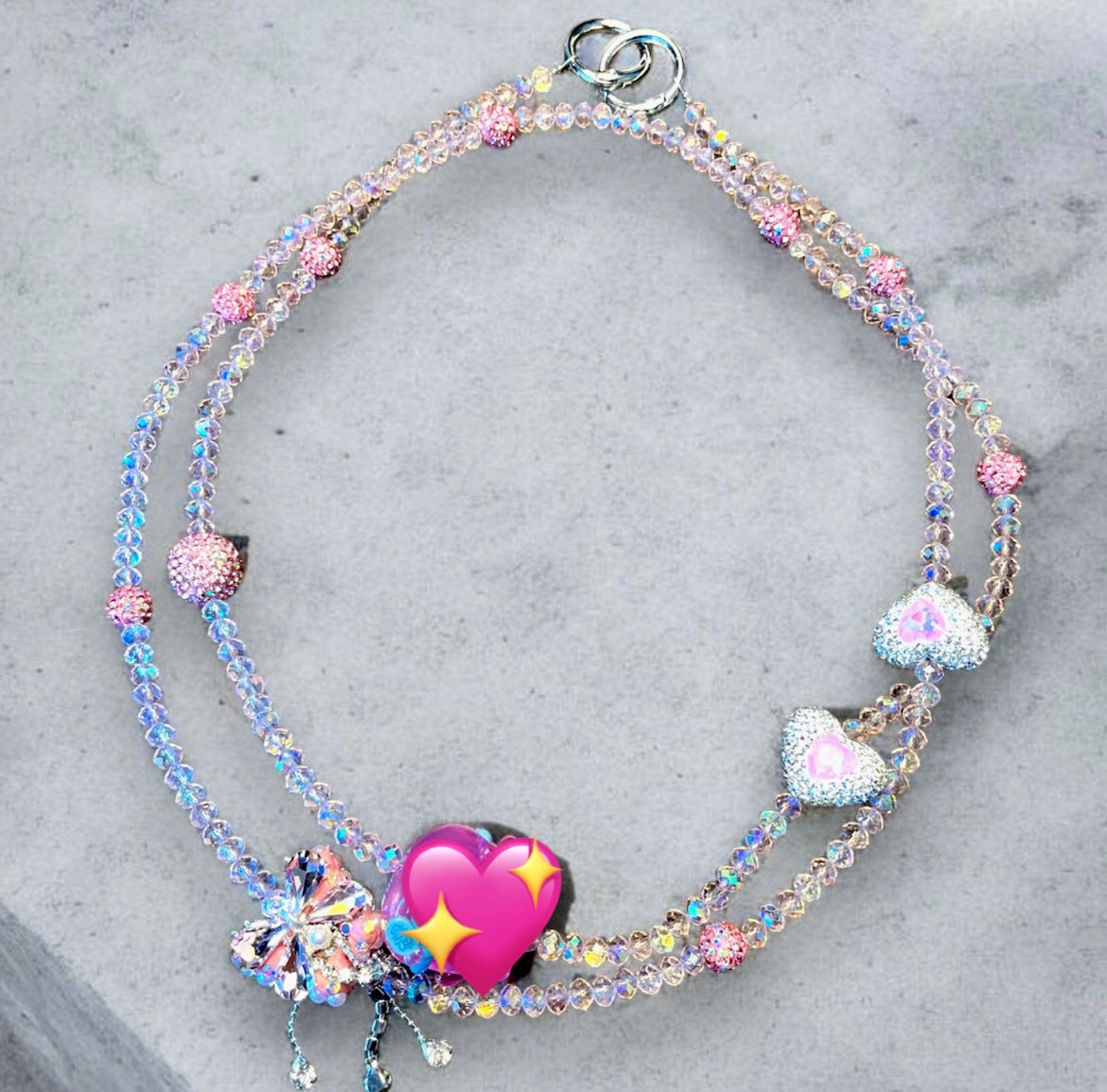 Candy Clear Fun Animals Phone Charm P236