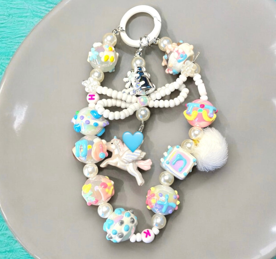 Unicorn Cat Phone Charm P061
