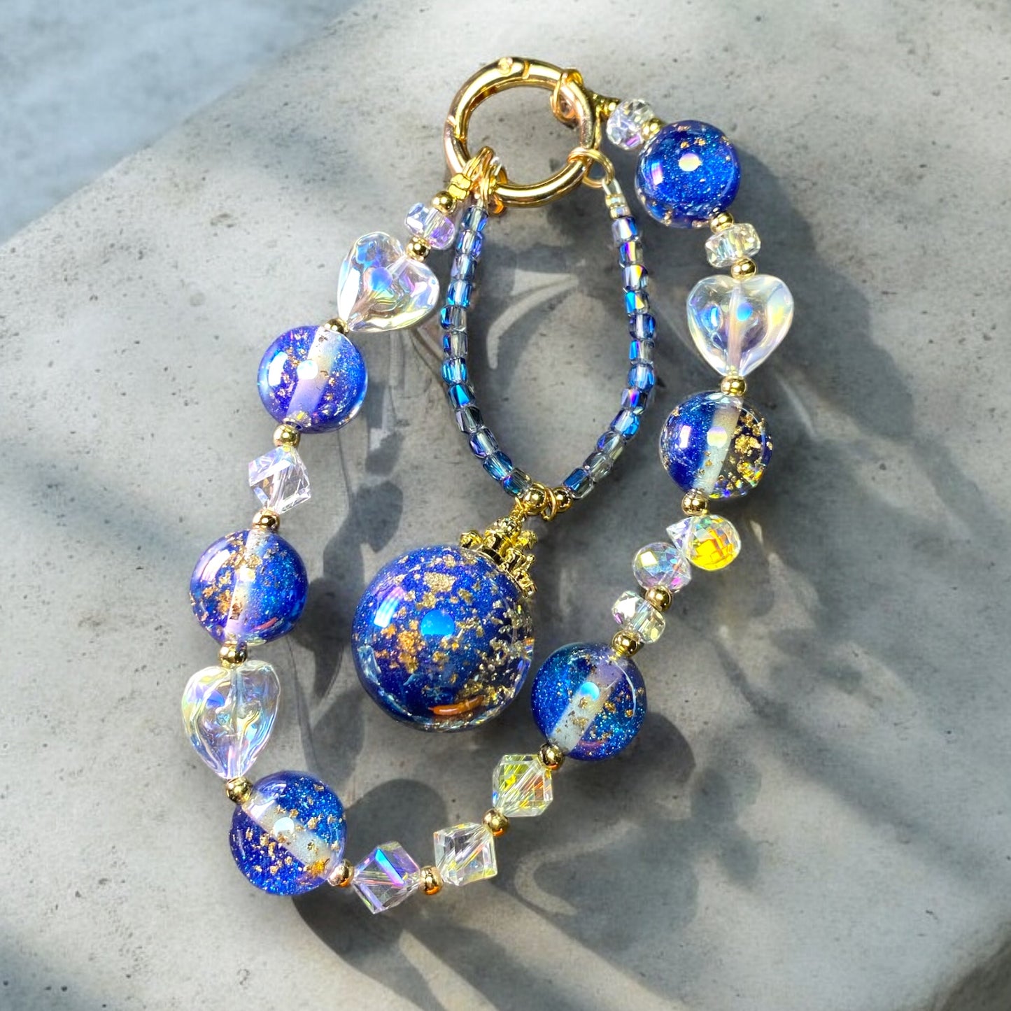 Large Earth Global Phone Charm P183