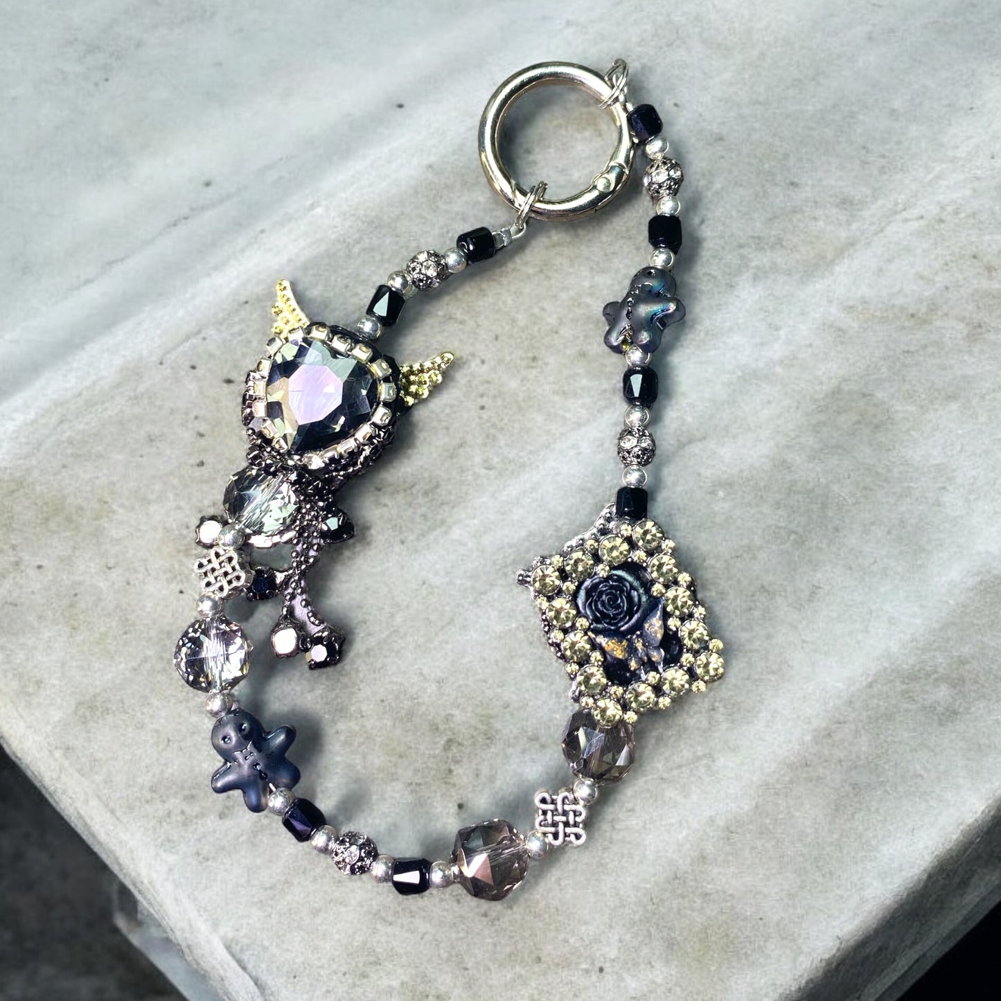 Dainty Midnight Brat Phone Charm P214