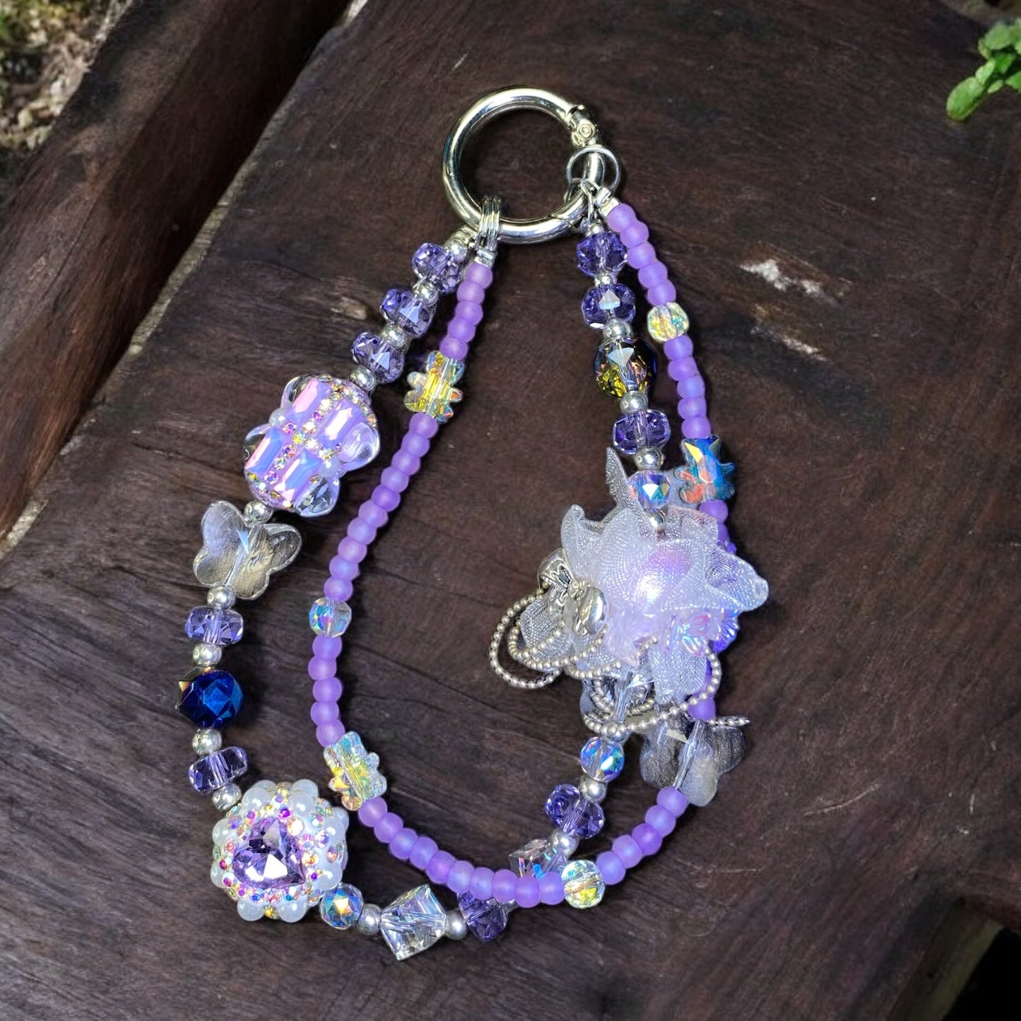 Lavender Lace Dainty Phone Charm P152