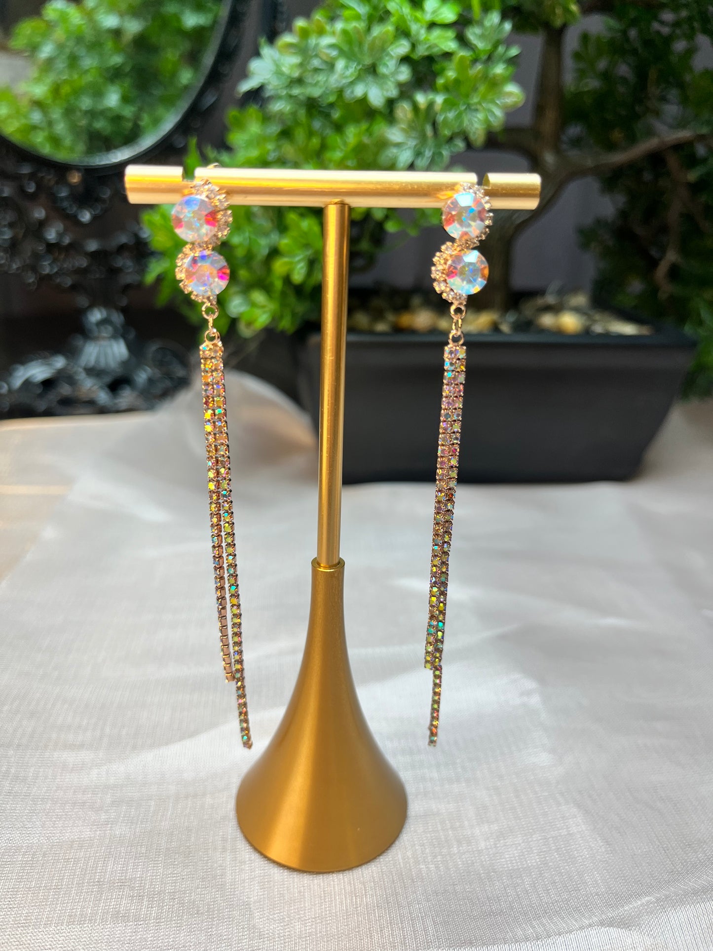 Jewel Dropped Pair Earrings E114