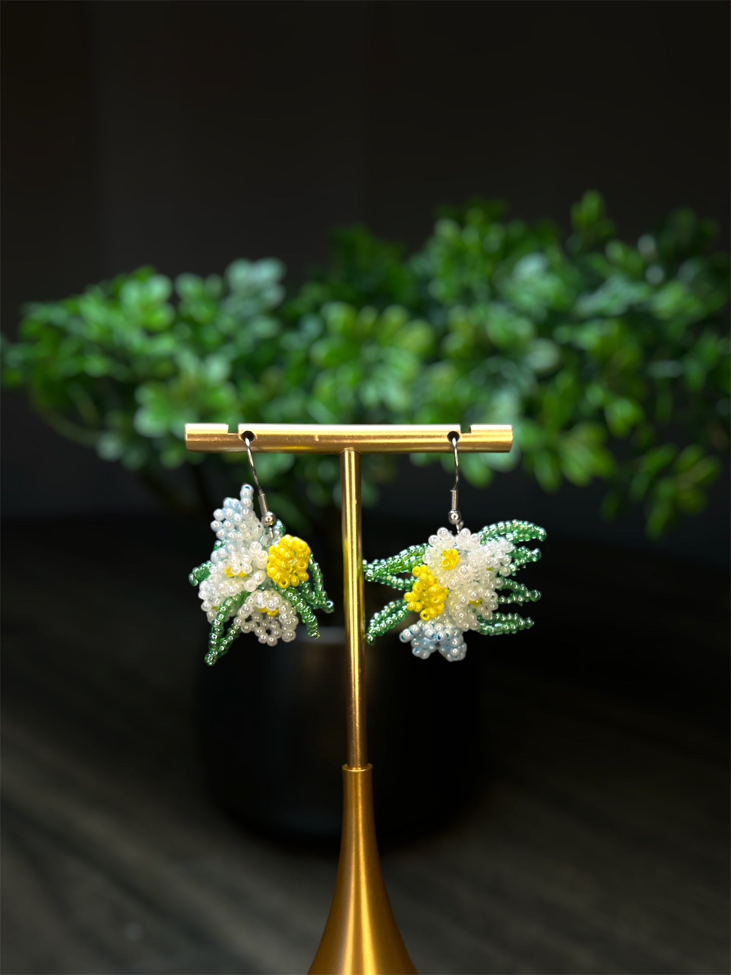 Flower Bunch Earrings E006