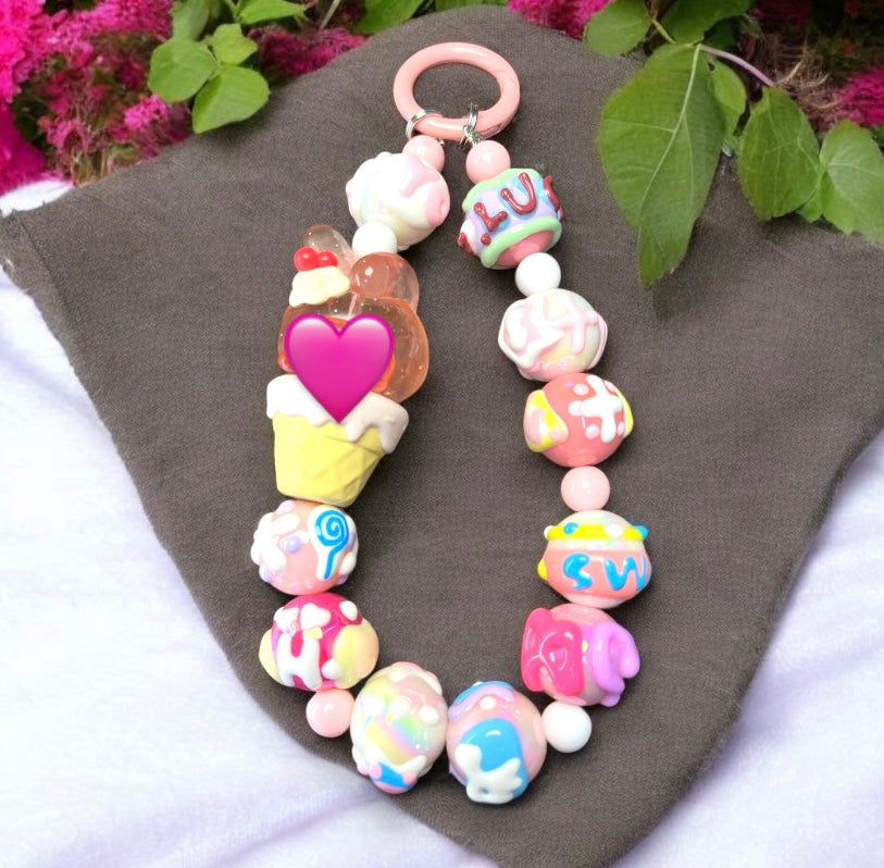 Ice Cream Style Animal Phone Charm P062
