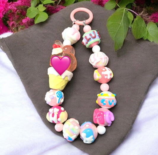 Ice Cream Style Animal Phone Charm P062