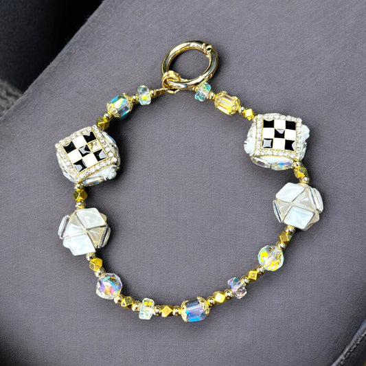 Checker Phone Charm P043