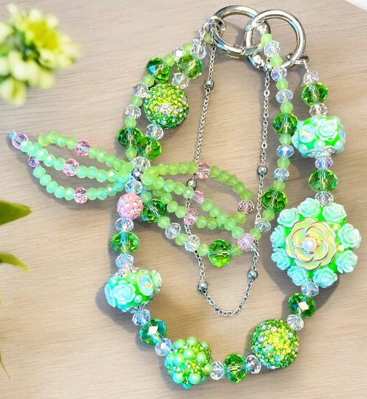 Jade Gem Crystalized Mirage Phone Charm P224