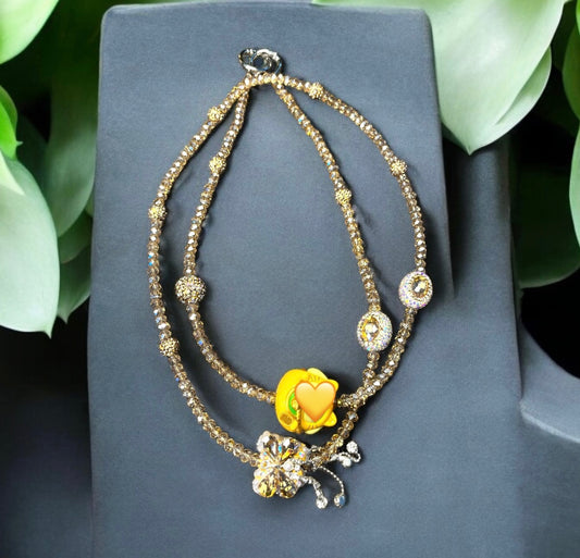 Shiny Beaded Animal Phone Charm P050 P051 P052 P053