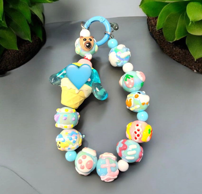 Ice Cream Style Animal Phone Charm P062