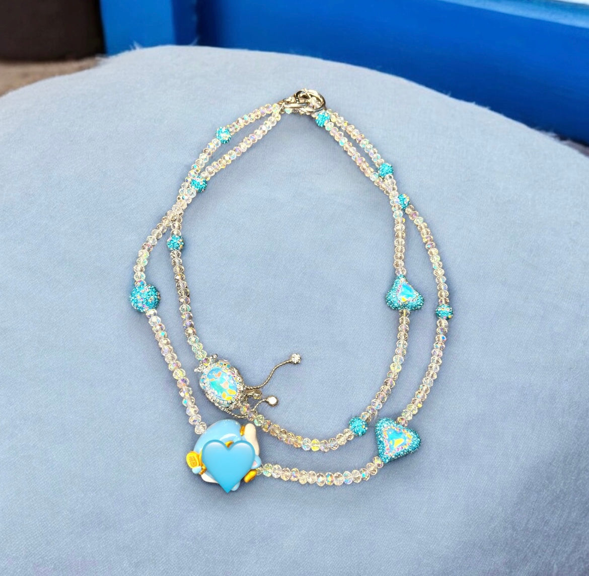 Shiny Beaded Animal Phone Charm P050 P051 P052 P053