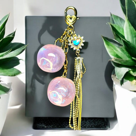 Pink Pearl Phone Charm P031