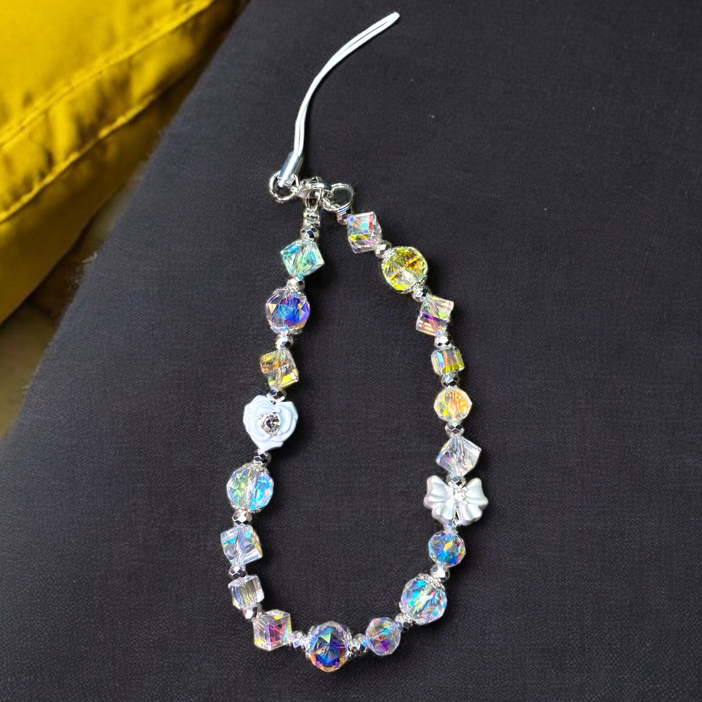 Crystal Clear Water Gem Phone Charm P179