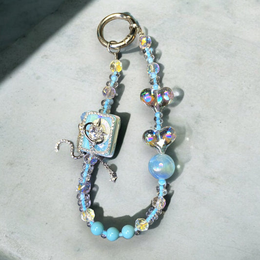 Turquoise Dream Diary Phone Charm P137