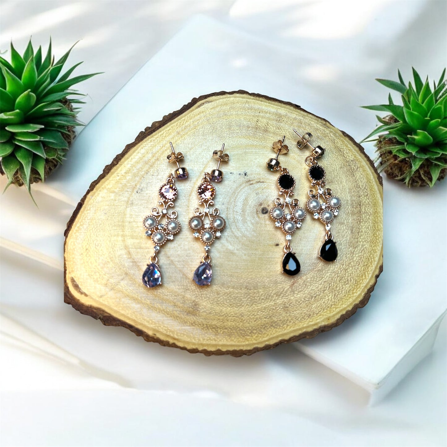 Pearl Gems Earrings E123