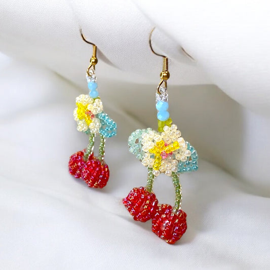 Frozen Cherry Earrings E020